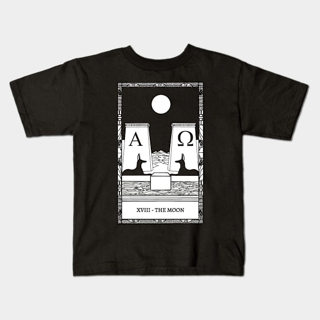 The Moon I Kids T-Shirt by ETERNALS CLOTHING